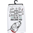 Load image into Gallery viewer, Holiday Dish Towel - I'll Be Watching You