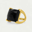 Load image into Gallery viewer, Plaza Rong-Gold & Black Onyx