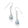 Load image into Gallery viewer, Sydney Daisy Drop French Wire Earrings