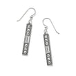 Load image into Gallery viewer, Pretty Tough Gem French Wire Earrings-Crystal