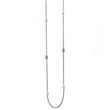 Load image into Gallery viewer, Meridian Petite Pearl Two Tone Long Necklace
