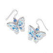 Load image into Gallery viewer, Kyoto In Bloom Indigo Butterfly Earrings
