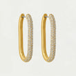 Load image into Gallery viewer, Juliette Pavé Hinged Hoop
