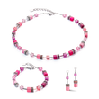 Load image into Gallery viewer, GeoCUBE® Iconic earrings Viva Magenta