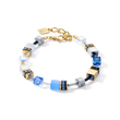 Load image into Gallery viewer, GeoCUBE® Bracelet blue-gold