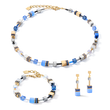 Load image into Gallery viewer, GeoCUBE® Bracelet blue-gold
