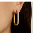 Load image into Gallery viewer, Juliette Pavé Hinged Hoop