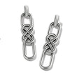 Load image into Gallery viewer, Interlok Braid Post Drop Earrings