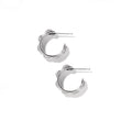 Load image into Gallery viewer, Pretty Tough Stud Post Hoop Earrings