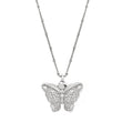Load image into Gallery viewer, Kyoto In Bloom Indigo Petite Butterfly Necklace