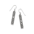 Load image into Gallery viewer, Pretty Tough Gem French Wire Earrings-Black