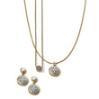 Load image into Gallery viewer, Ferrara Two Tone Luce Post Drop Earrings