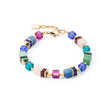 Load image into Gallery viewer, GeoCUBE® Precious Statement bracelet gold-multicolour