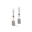 Load image into Gallery viewer, GeoCUBE® Iconic Precious Chain earrings grey-beige