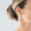 Load image into Gallery viewer, GeoCUBE® Iconic Precious Chain earrings grey-beige