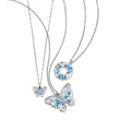 Load image into Gallery viewer, Kyoto In Bloom Indigo Petite Butterfly Necklace