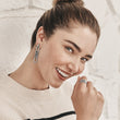 Load image into Gallery viewer, Interlok Braid Post Drop Earrings