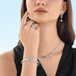 Load image into Gallery viewer, Interlok Single Knot Drop Earrings
