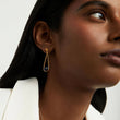 Load image into Gallery viewer, Mini Ipanema Earrings-Gold & Midnight Blue