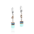 Load image into Gallery viewer, GeoCUBE® Earrings aqua