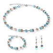 Load image into Gallery viewer, GeoCUBE® Earrings aqua