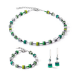 Load image into Gallery viewer, Sparkling Classic Update earrings green