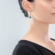 Load image into Gallery viewer, Sparkling Classic Update earrings green