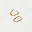Load image into Gallery viewer, Juliette Pavé Hinged Hoop