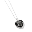 Load image into Gallery viewer, Interlok Noir Reversible Heart Necklace