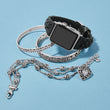 Load image into Gallery viewer, Sutton Braided Leather Watch Band-Black