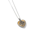 Load image into Gallery viewer, Interlok Noir Reversible Heart Necklace