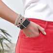 Load image into Gallery viewer, Sutton Braided Leather Watch Band-Black