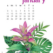 Load image into Gallery viewer, 2026 Poster Calendar - 11 x 14 - Flowers