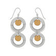Load image into Gallery viewer, Palm Canyon Two Tone French Wire Earrings