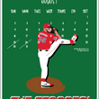 Load image into Gallery viewer, 2026 Jewel Case Calendar - 5" x 5.5" - Boston Sports