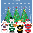 Load image into Gallery viewer, 2026 Jewel Case Calendar - 5" x 5.5" - Boston Sports