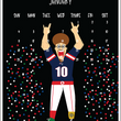 Load image into Gallery viewer, 2026 Jewel Case Calendar - 5" x 5.5" - Boston Sports