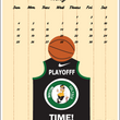 Load image into Gallery viewer, 2024 Jewel Case Calendar - 5" x 5.5" - Boston Sports