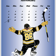 Load image into Gallery viewer, 2024 Jewel Case Calendar - 5" x 5.5" - Boston Sports