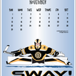 Load image into Gallery viewer, 2026 Jewel Case Calendar - 5" x 5.5" - Boston Sports