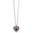 Load image into Gallery viewer, Adela Heart Mini Necklace-Red