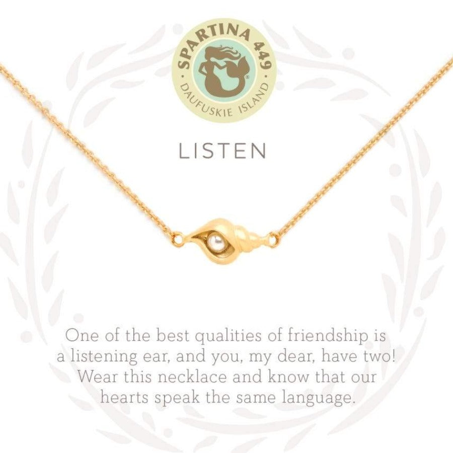 Sea La Vie "Listen" Necklace