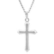 Load image into Gallery viewer, SS Cross Necklace-Adult