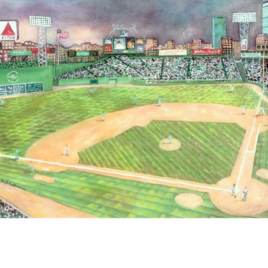 Entering Fenway Art Print Fenway Park Mixed Media Carl 