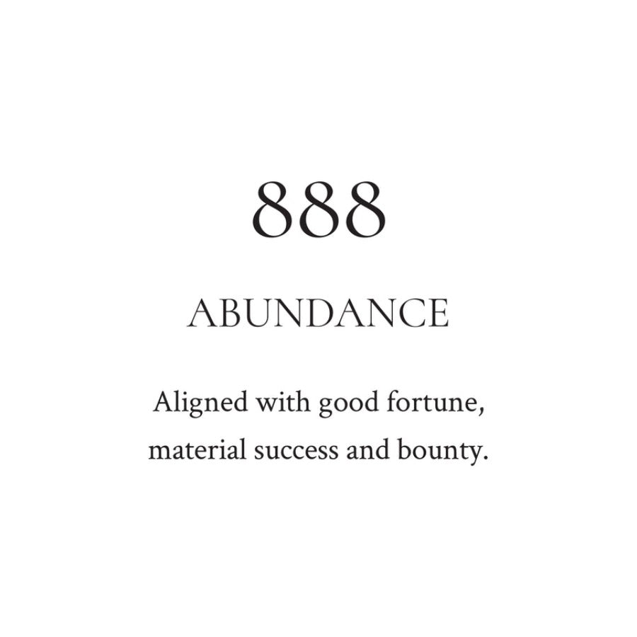 Sacred + Divine 888 Candle - Abundance
