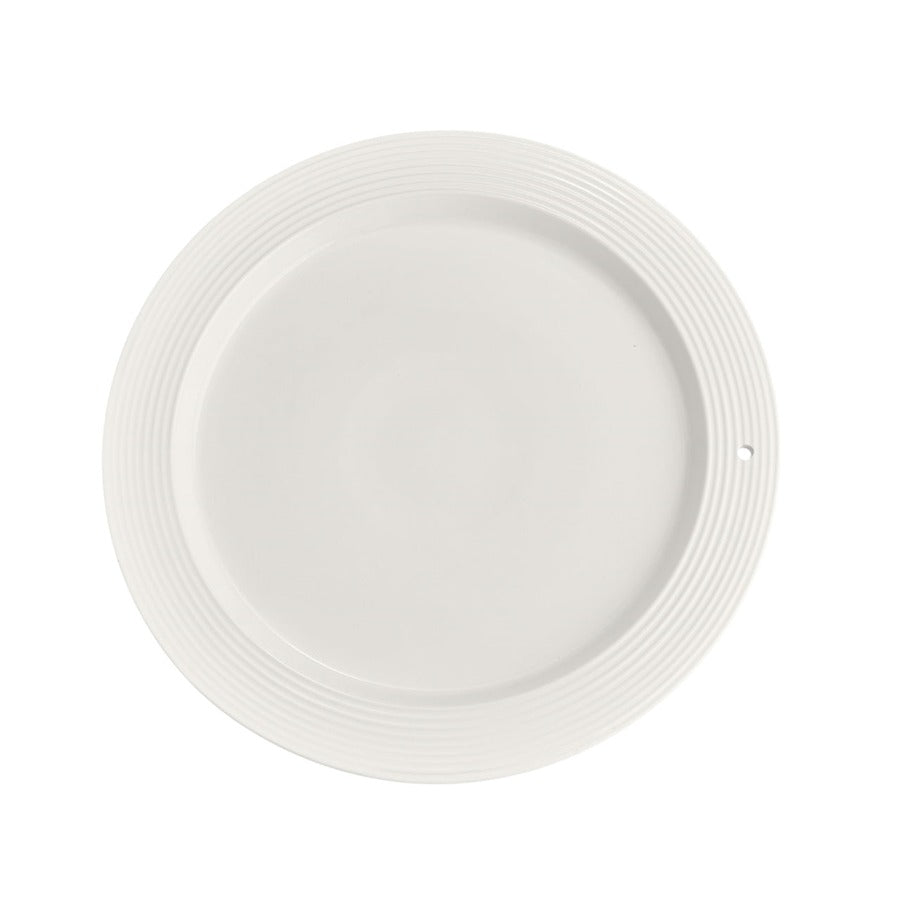 Pinstripes Melamine Round Platter