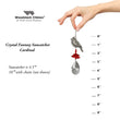 Load image into Gallery viewer, Crystal Fantasy Suncatcher - Cardinal