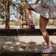 Load image into Gallery viewer, Solmate Socks - Sunny Crew Socks - Medium