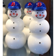 Load image into Gallery viewer, Glass Snowman - Red Sox