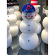 Load image into Gallery viewer, Glass Snowman - Red Sox